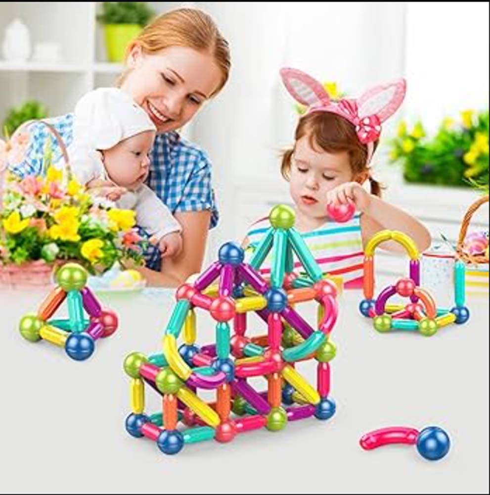 Zomo | Building Tiles Magnet Building Blocks Magnet Toys Set 3D ...