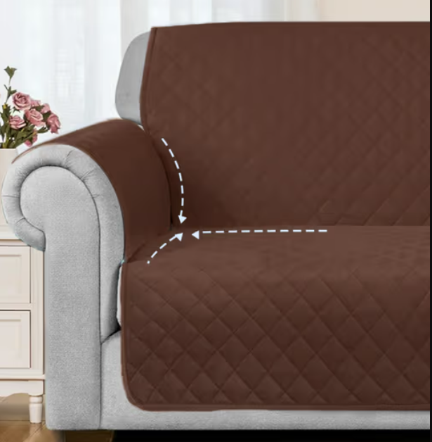 Zomo | Double Seater Sofa Cover Reversible Couch Cover Slipcover